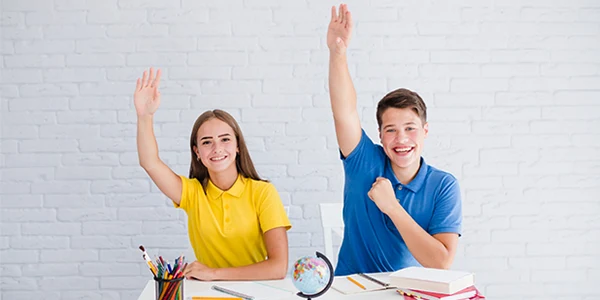 happy test in teenagers